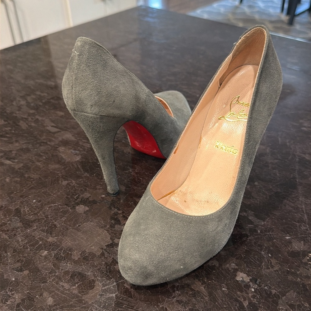 Christian Louboutins Grey